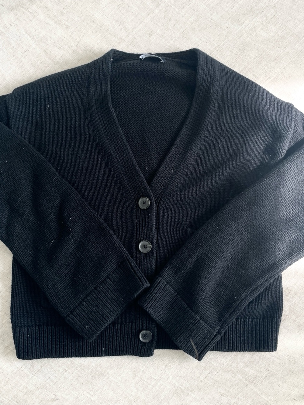 Gap bell sleeve cotton cardigan
